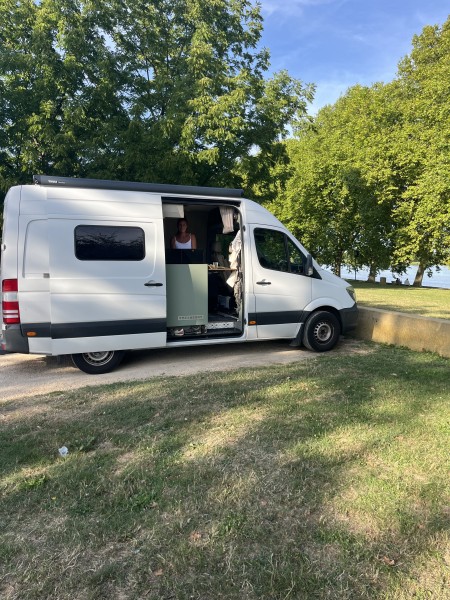 Mercedes 316 Campingbus - Falkenberg, Schweden