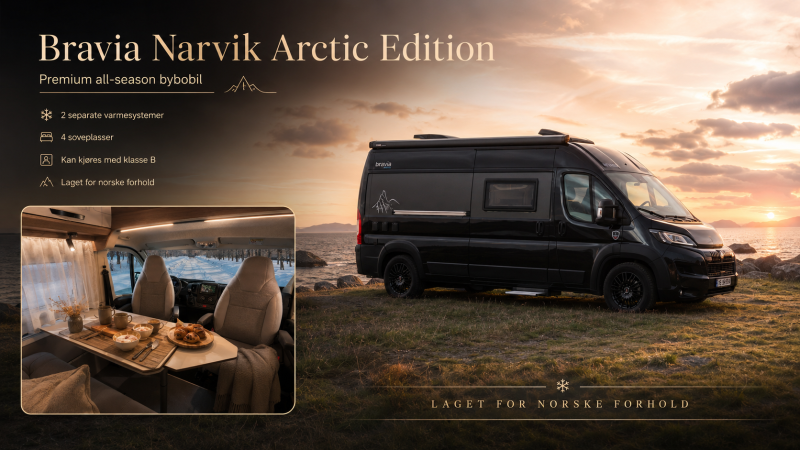 Bravia Mobil Narvik Arctic Edition Husbil - Mysen, Norge