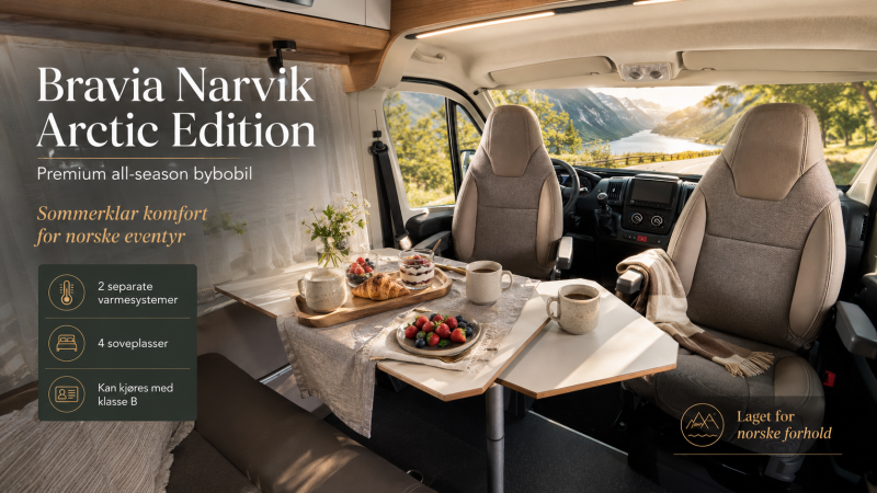 Bravia Mobil Narvik Arctic Edition Husbil - Mysen, Norge