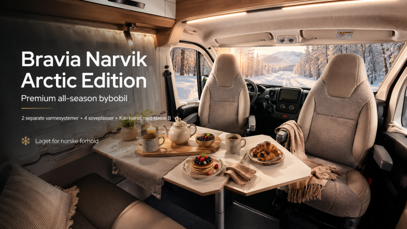 Bravia Mobil Narvik Arctic Edition Husbil - Mysen, Norge