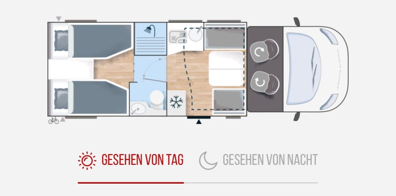 Challenger 337GA Camping-car - Weingarten (Baden), Allemagne