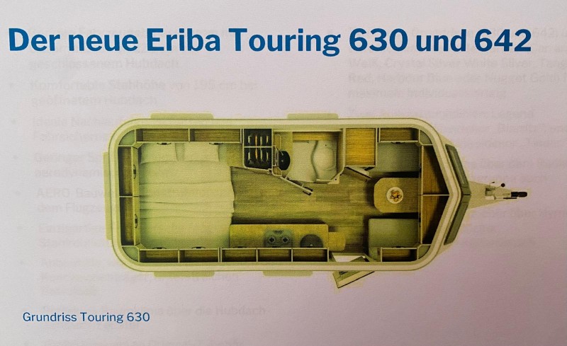 Eriba Touring 642 Wohnwagen - Gebertingen, Schweiz