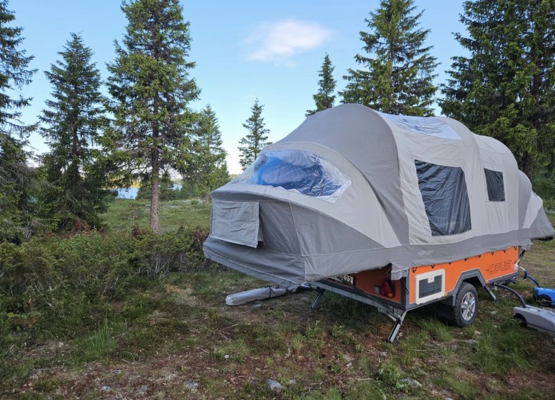 Opus Folding Camper Caravan - Tiller, Norway