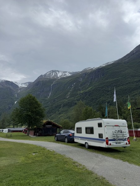 Hobby Easy 500 de luxe Wohnwagen - Gjølme, Norwegen