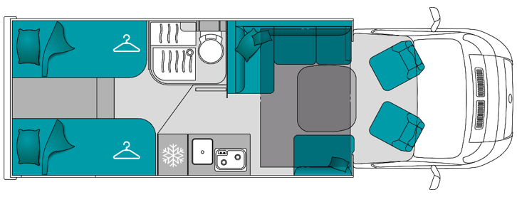 Pilote Joa 75T Wohnmobil - Zurzach, Schweiz