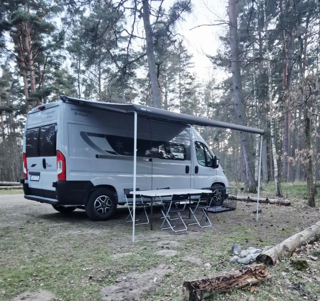 Fiat Karmann Davis Campervan - Lövestad, Sweden