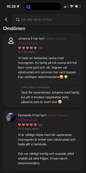 Hobby 520 Classic Caravane - Norrfjärden, Suède