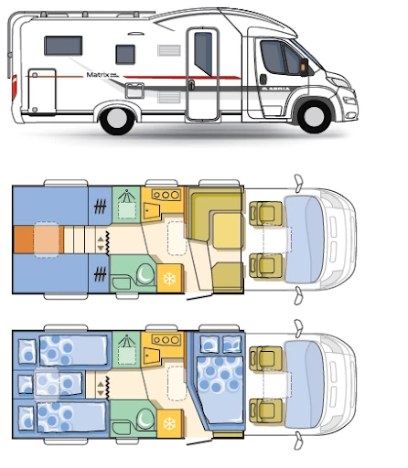 Adria Matrix 670 SL Matkailuauto (Sa) 3OV 2179CM3 Wohnmobil - Vantaa, Finnland