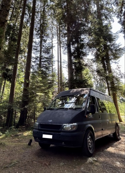   Campingbus - Vevey, Schweiz