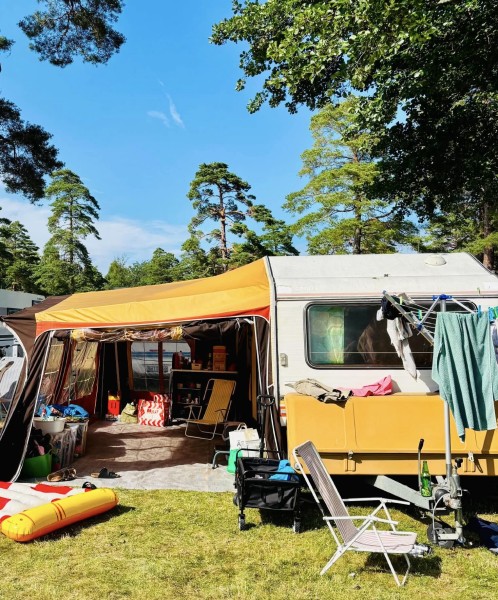   Wohnwagen - Glimåkra, Schweden