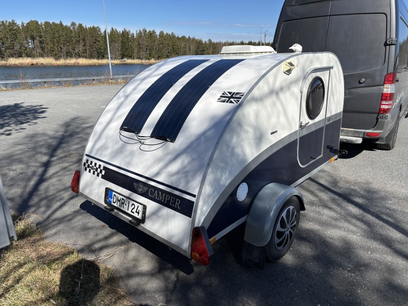Mini Camper 450 kg - vedettävissä B-kortilla lähes kaikilla autoilla Husvagn - Hämeenlinna, Finland