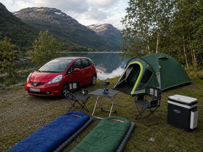 Honda Jazz - Camper II Van - Oslo, Norvège