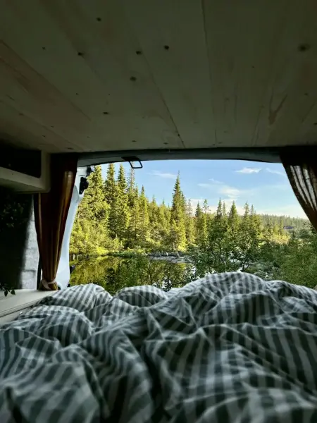   Campingbus - Hafrsfjord, Norwegen
