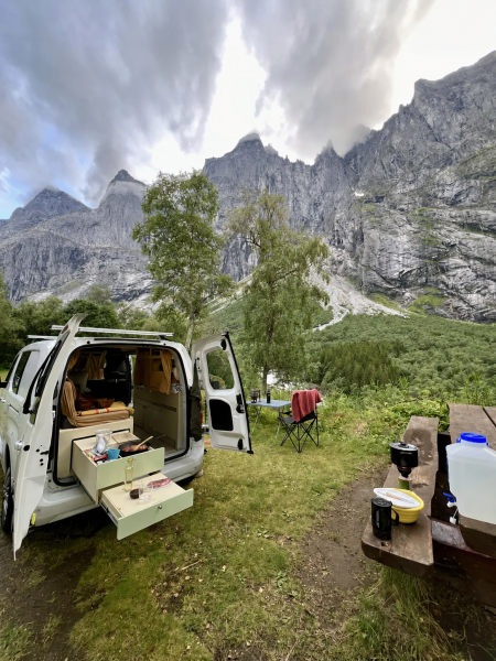   Campingbus - Hafrsfjord, Norwegen