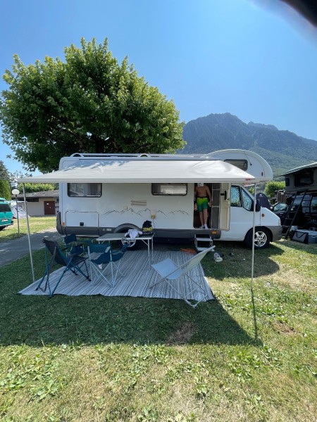 Fiat Ducato Wohnmobil - Les Evouettes, Schweiz
