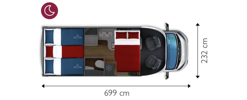 Giottiline Therry T32 Wohnmobil - Altdöbern, Deutschland
