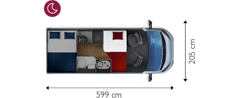 Giottiline Van 60T Autocamper - Altdöbern, Tyskland