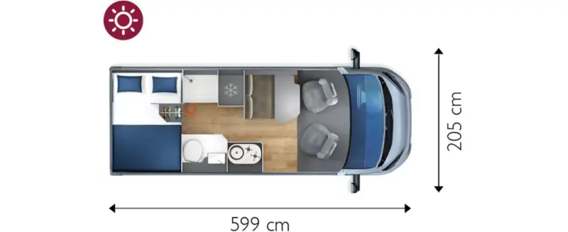 Giottiline Van 60T Autocamper - Altdöbern, Tyskland