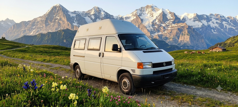 VW T4 Campingbus - Susten, Schweiz