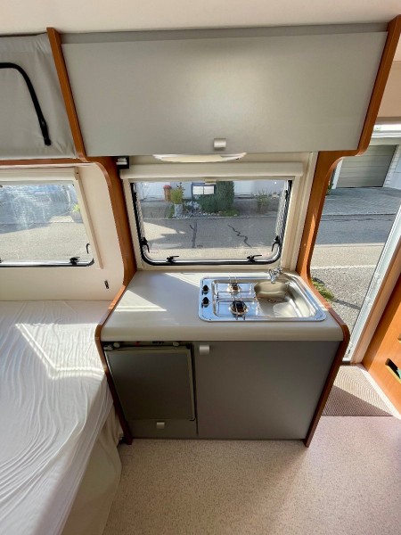 Knaus DESEO Plus 400 Wohnwagen - Heimberg, Schweiz