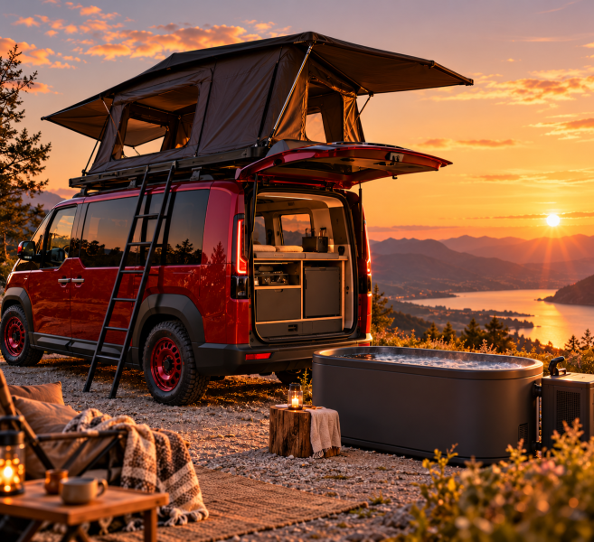 Kia ♥HERZLI♥ ADVENTURE CAMPER mit Wellness und Romantik Van - Eschen, Liechtenstein