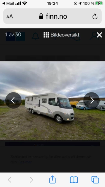 Rapido DFH Wohnmobil - Nodeland, Norwegen