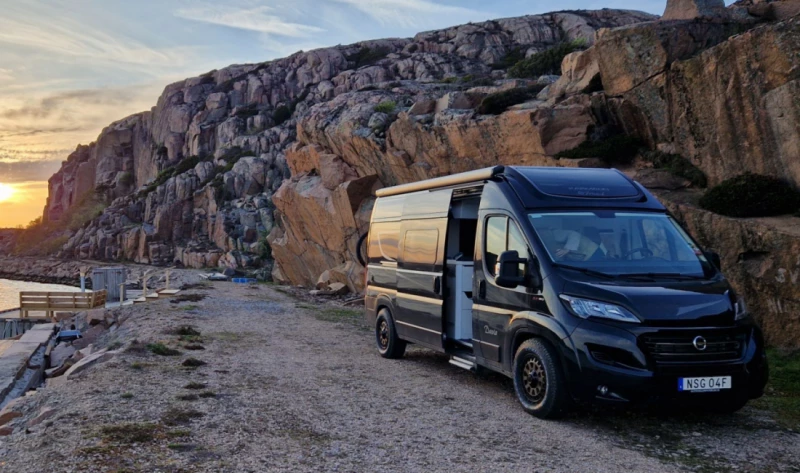 Fiat Davis 590 Campingbus - Älta, Schweden
