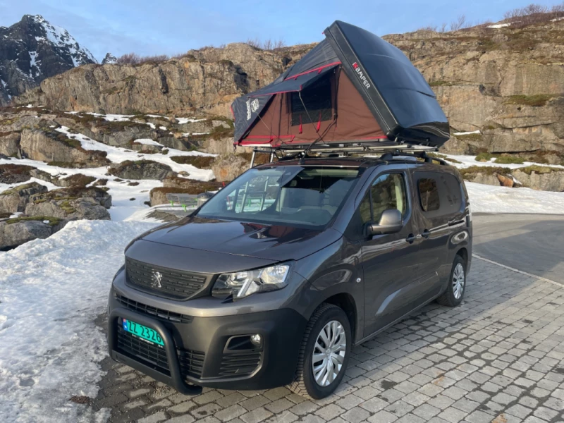 Peugeot Partner Campingbus - Kabelvåg, Norwegen