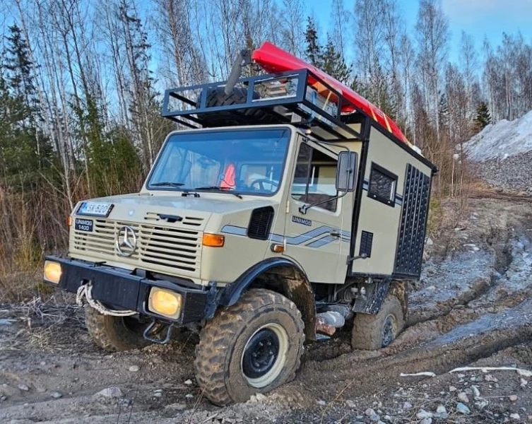 Mercedes Unimog U1400 5,9 Wohnmobil - Lappi, Finnland