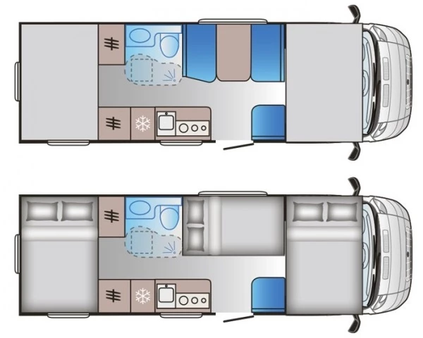 Sun Living A-Series A 75 DP Autocamper - Molde, Norge