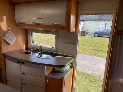 Hobby Kmfe de luxe 560 Wohnwagen - Fjärås, Schweden