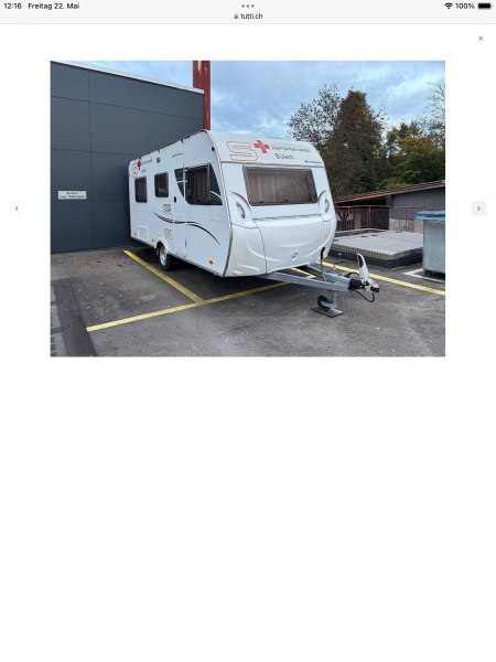 Capron Sunlight C46V Caravane - Pfyn, Suisse