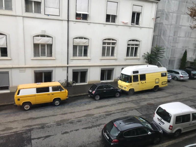 Mercedes 407D Campingbus - Münchenstein, Schweiz