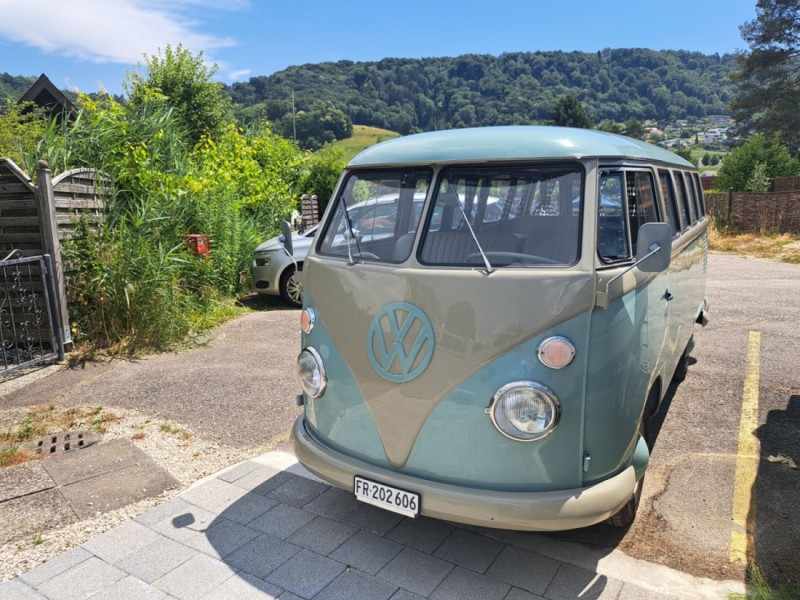 VW t1 Campingbus - Cheyres, Schweiz