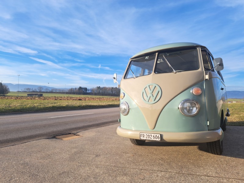 VW t1 Campingbus - Cheyres, Schweiz