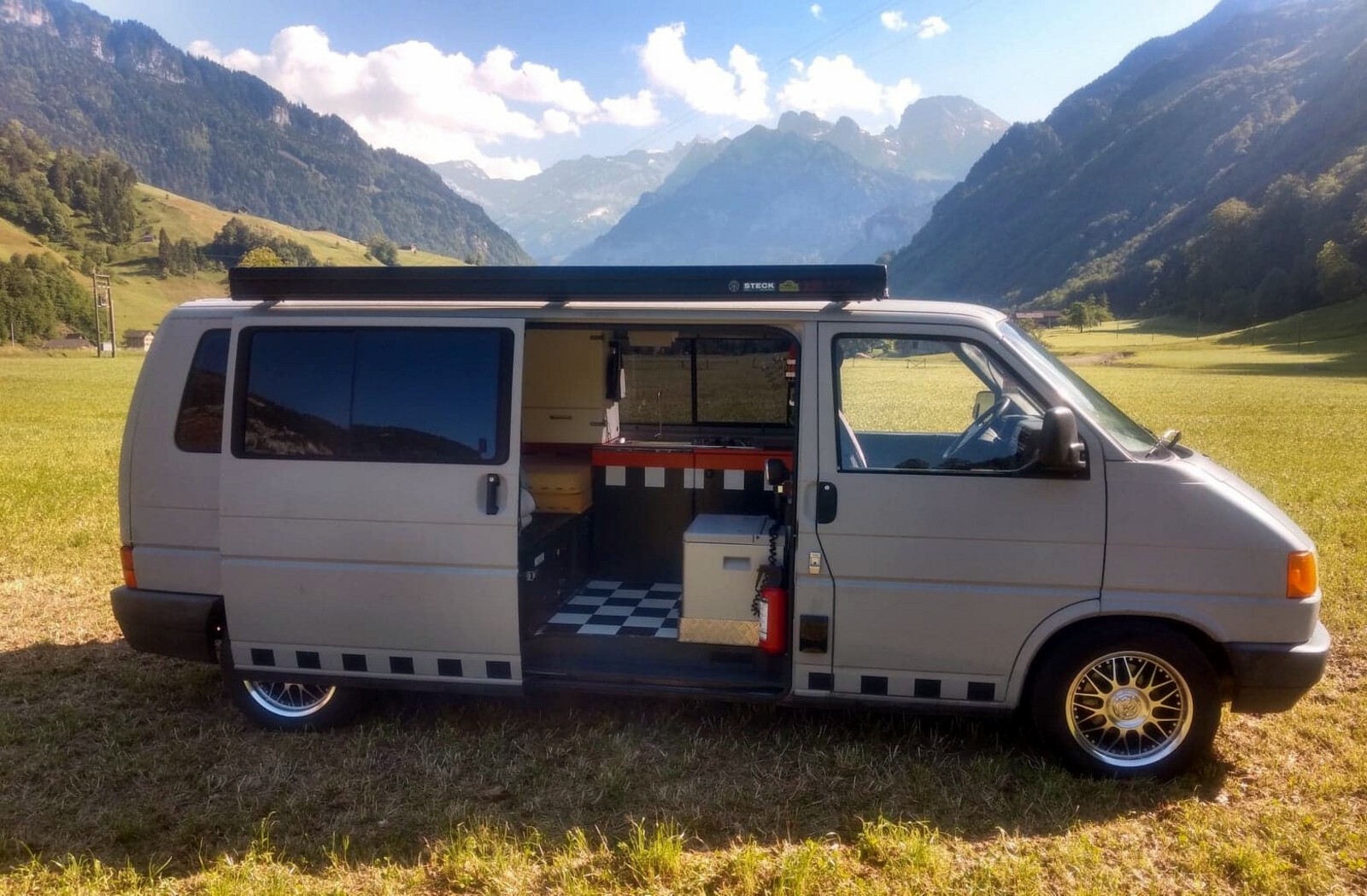 campart campingtisch Bambus-Campingtisch klappbar & höhenverstellbar Warme Alpaka Handschuhe mit It Fits My_Embark Color:Matte Black White