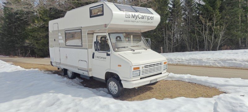 Hymer Camp 55 Wohnmobil - Herrenschwanden, Schweiz