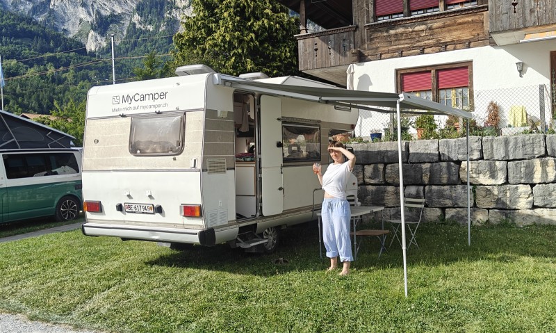 Hymer Camp 55 Wohnmobil - Herrenschwanden, Schweiz