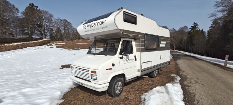 Hymer Camp 55 Wohnmobil - Herrenschwanden, Schweiz