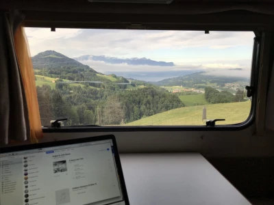 Fiat Ducato Wohnmobil - Essertes, Schweiz