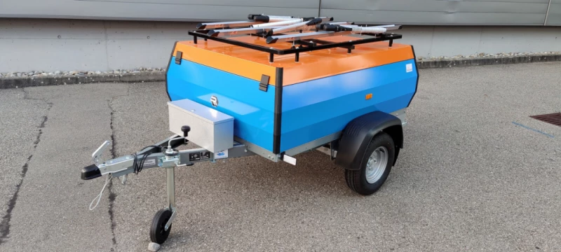 Anhänger 100 inkl. Veloträger ARLETONE Retro Caravane - Aadorf, Suisse