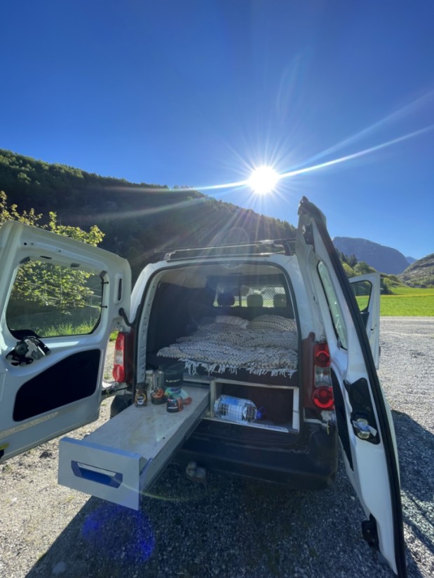 Peugeot Partner Campingbus - Bergen, Norwegen