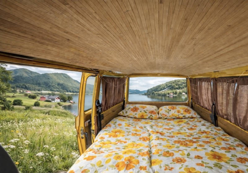 VW Transporter T3 Campingbus - Skallestad, Norwegen