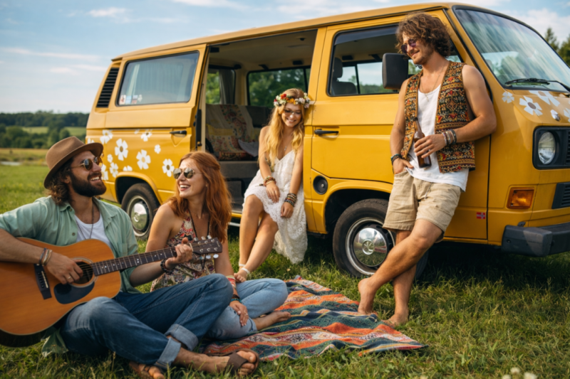 VW Transporter T3 Campingbus - Skallestad, Norwegen