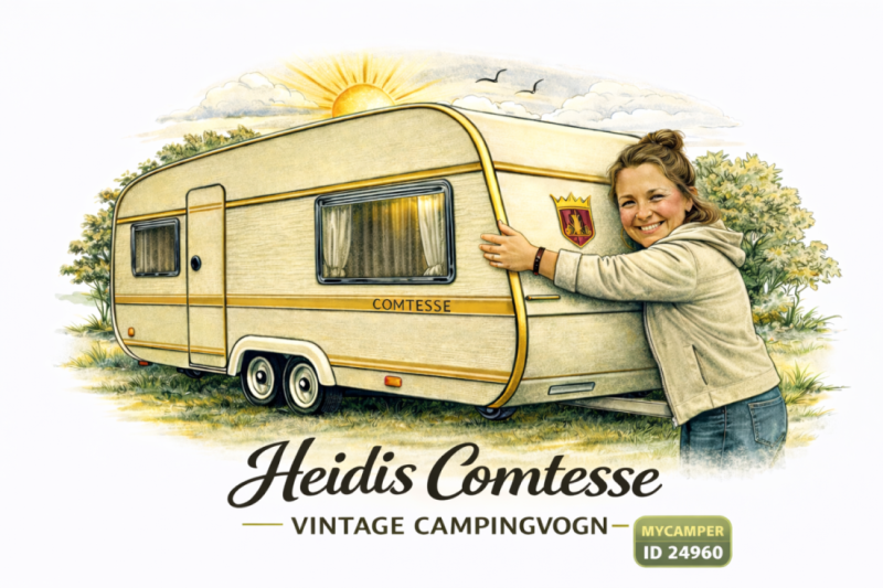 Tabbert Comtesse Wohnwagen - På privat grund, Dänemark