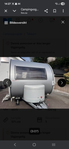 TABBERT W21 Caravan - Fonnes, Norway