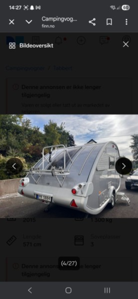 TABBERT W21 Caravan - Fonnes, Norway