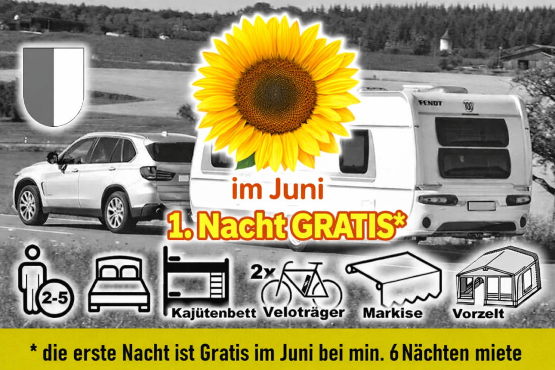 Fendt Saphir 515 SKM Husvagn - Emmen, Schweiz