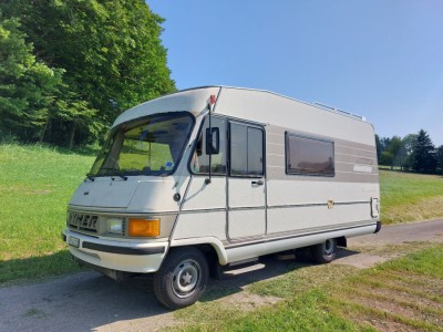 Fiat Hymer Camping-car - Porsel, Suisse