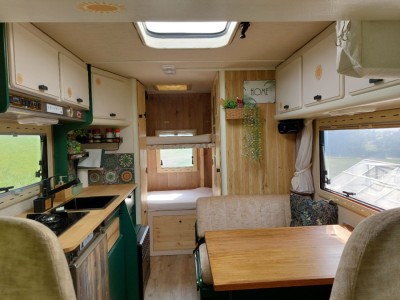 Fiat Hymer Camping-car - Porsel, Suisse